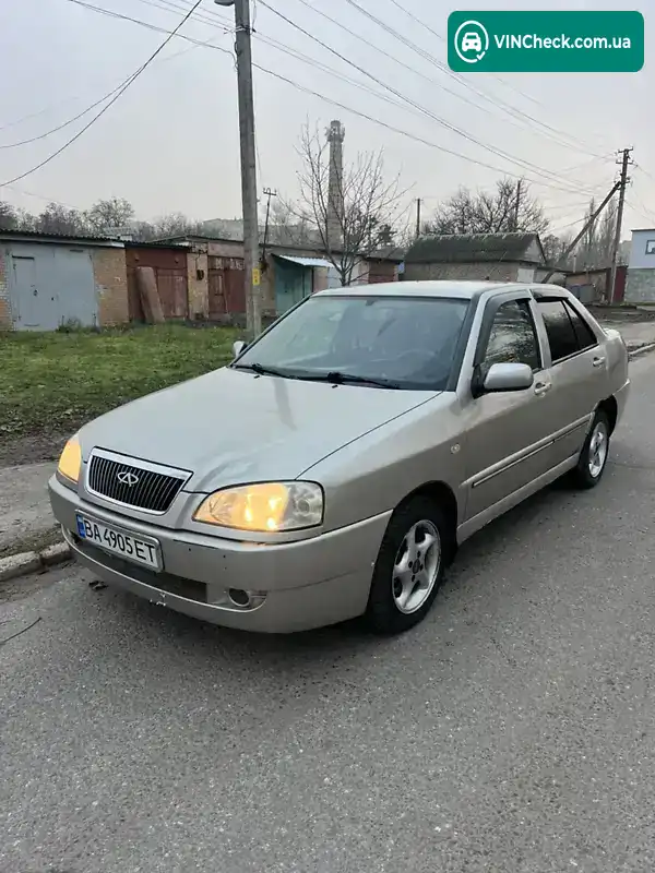 Chery Amulet 2007, фото з оголошення 1 з 12, VIN Y6DDA11B98D010752