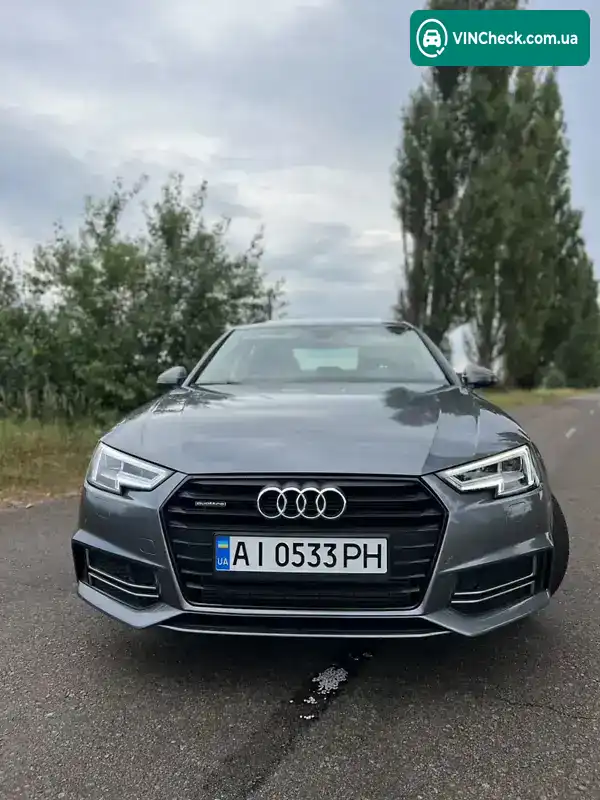 Audi A4 2017, фото з оголошення 2 з 20, VIN WAUENAF49JA098364