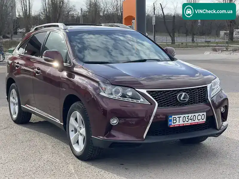 Lexus RX 2013, фото з оголошення 1 з 21, VIN 2T2BK1BA0DC196818