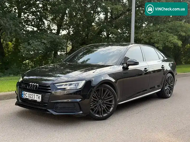 Audi A4 2017, фото з оголошення 2 з 20, VIN WAUENAF46JA059358
