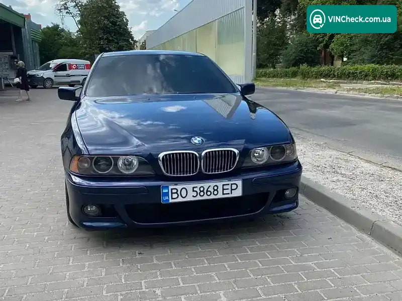 BMW 5 Series 2001, фото з оголошення 1 з 20, VIN WBADT110X0GY51644