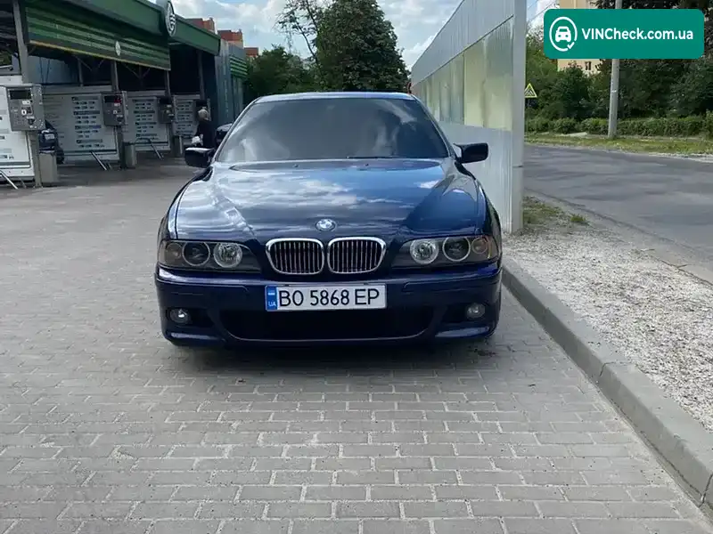 BMW 5 Series 2001, фото з оголошення 2 з 20, VIN WBADT110X0GY51644