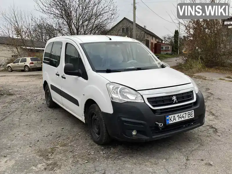 Peugeot Partner 2017, фото з оголошення 1 з 9, VIN VF37J9HN0HJ623717