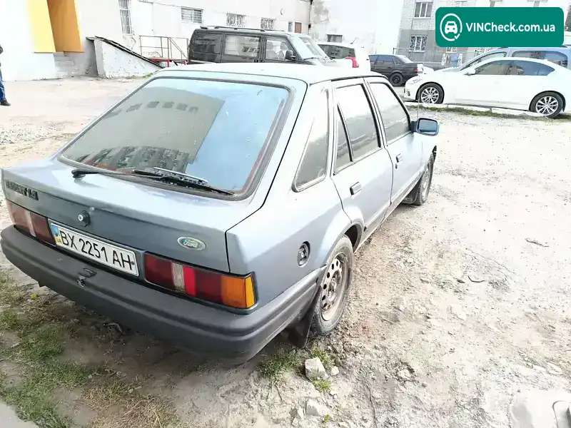 Ford Escort 1988, фото з оголошення 2 з 4, VIN WF0AXXGCAAJK89307