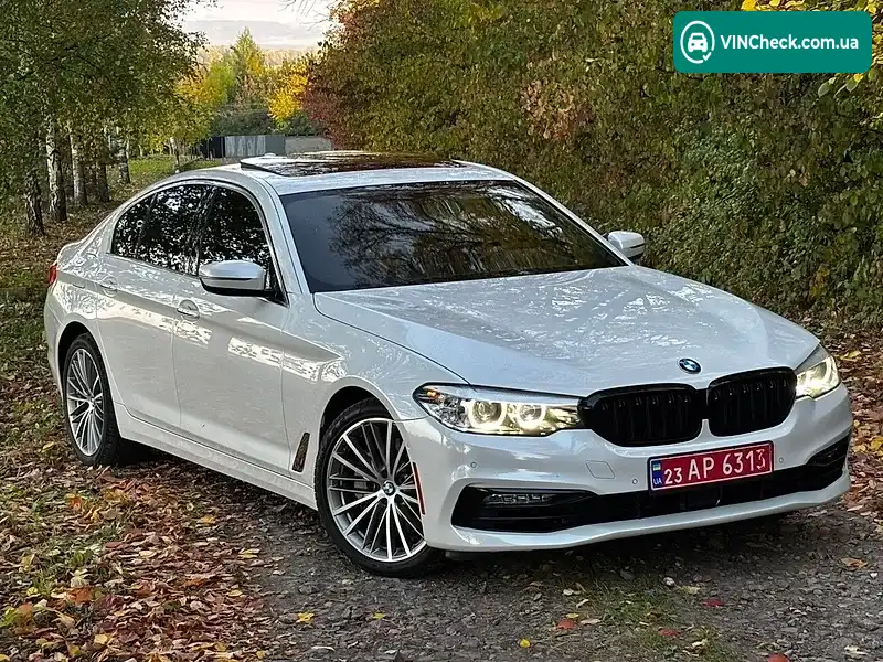 BMW 5 Series 2017, фото з оголошення 2 з 20, VIN WBAJA7C56JWA73289