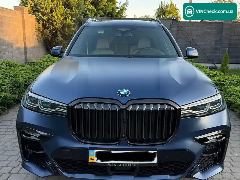 BMW X7 2021, фото з оголошення 1 з 20, VIN WBACW010009F79299