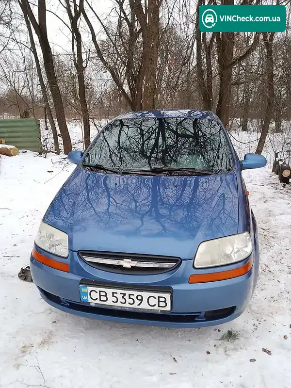 Chevrolet Aveo 2005, фото з оголошення 1 з 8, VIN Y6DSF69YE5B370290