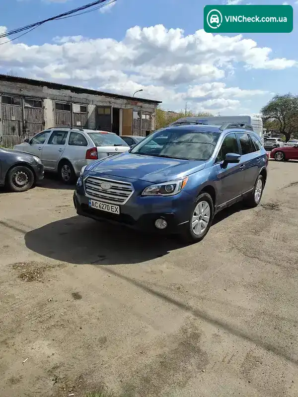 Subaru Outback 2015, фото з оголошення 1 з 20, VIN 4S4BSAHC4G3246044
