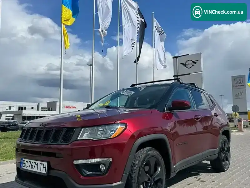 Jeep Compass 2020, фото з оголошення 1 з 21, VIN 3C4NJDBB8MT557658