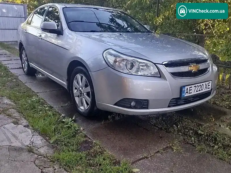 Chevrolet Epica 2009, фото з оголошення 2 з 10, VIN Y6DLF69KE9B142562