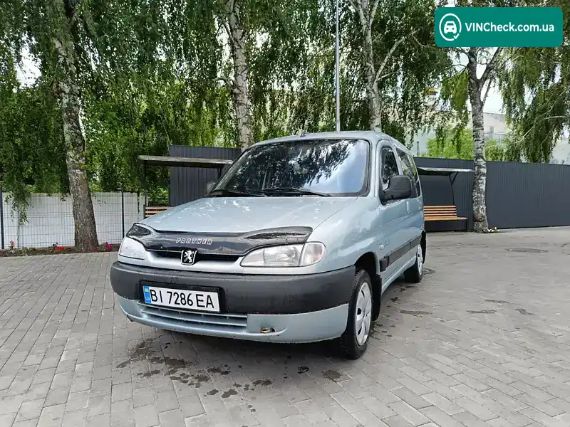 Peugeot Partner 2002, фото з оголошення 1 з 20, VIN VF35FNFUF60509345