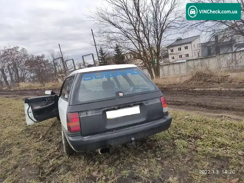 Subaru Legacy 1990, фото з оголошення 2 з 20, VIN JF1BF7AL0EJ008690