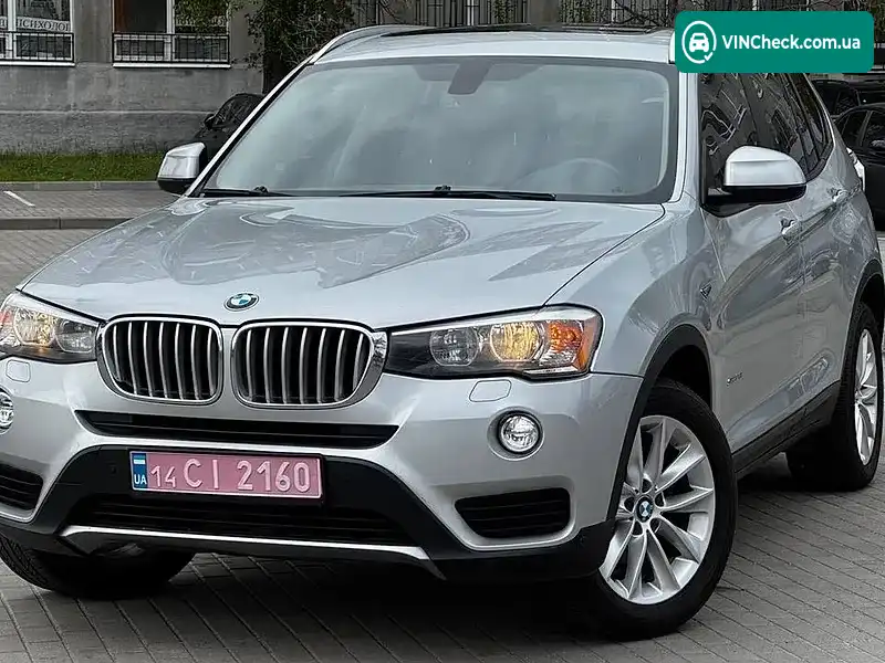 BMW X3 2017, фото з оголошення 1 з 20, VIN 5UXWZ7C39H0X40929