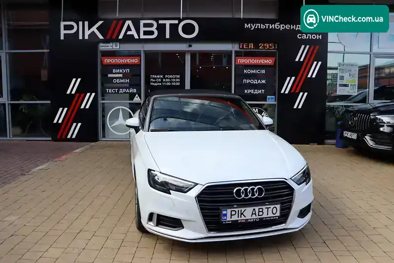 Audi A3 2019, фото з оголошення 1 з 21, VIN WAU6ULFF8K1032572