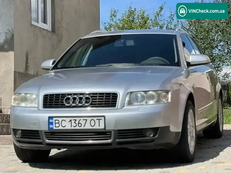 Audi A4 2002, фото з оголошення 1 з 11, VIN WAUZZZ8E92A248162