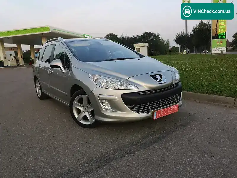 Peugeot 308 2009, фото з оголошення, VIN VF34H5FXH55063901