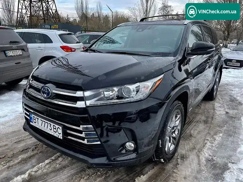 Toyota Highlander 2017, фото з оголошення 1 з 7, VIN 5TDDGRFHXHS035572