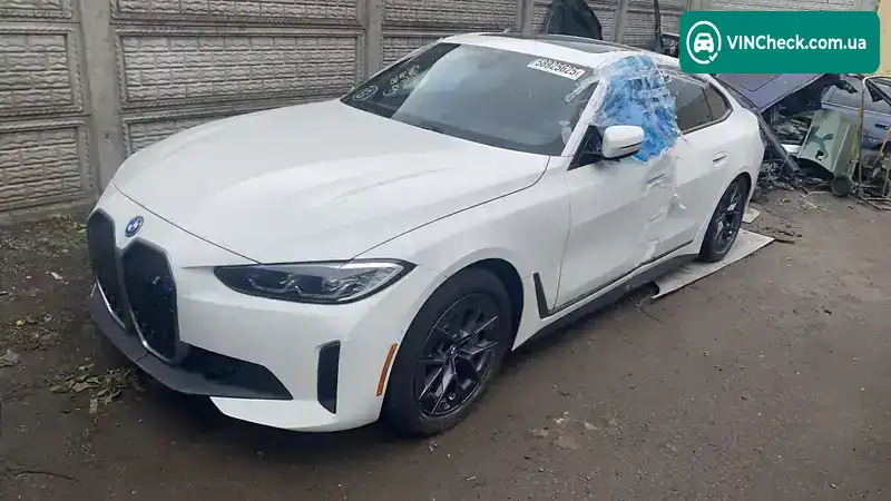 BMW i4 2023, фото з оголошення 1 з 5, VIN WBY73AW07PFR36576