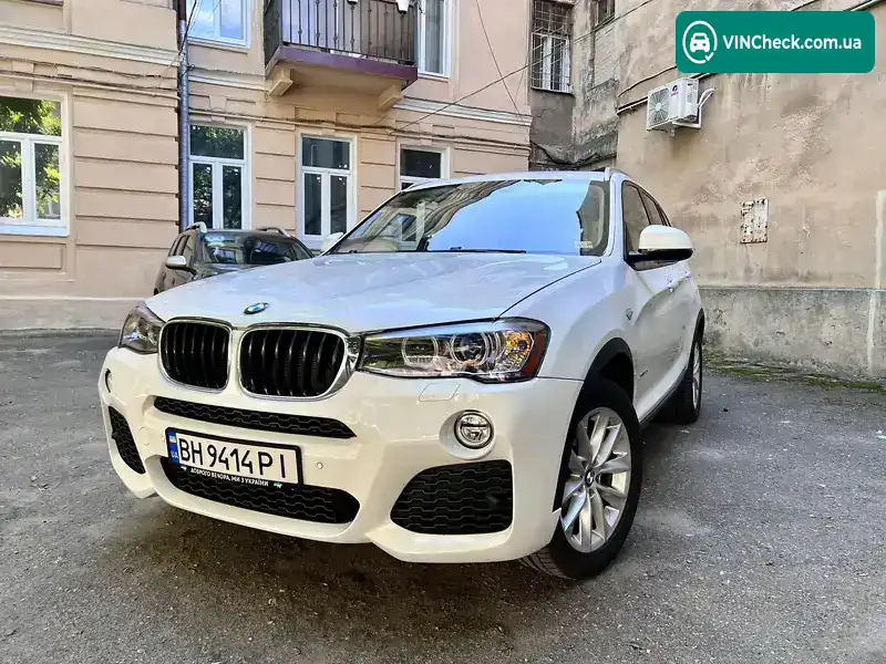 BMW X3 2015, фото з оголошення 1 з 17, VIN 5UXWX9C53G0D87267
