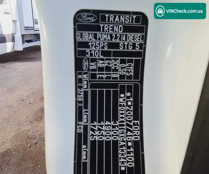 Ford Transit 2016, фото з оголошення 2 з 4, VIN WF0XXXTTGXGA13343