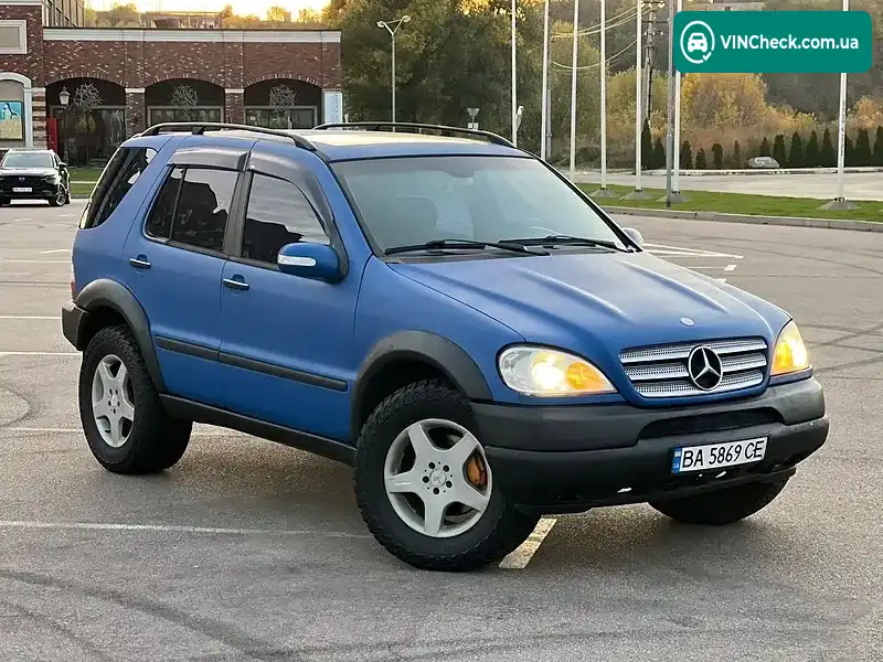 Mercedes-Benz M-Class 2002, фото з оголошення 1 з 20, VIN WDC1631741A396452