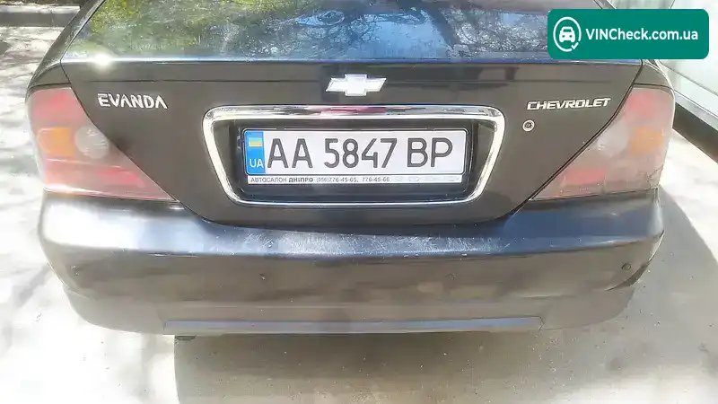 Chevrolet Evanda 2006, фото з оголошення 2 з 17, VIN KL1LF69ZE6B191848