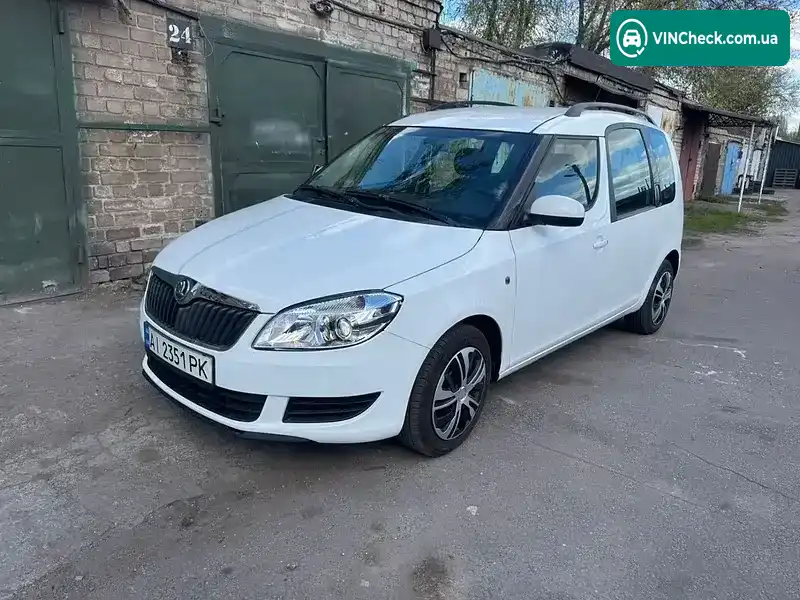 Skoda Roomster 2014, фото з оголошення 1 з 13, VIN TMBNC25J2F5021549