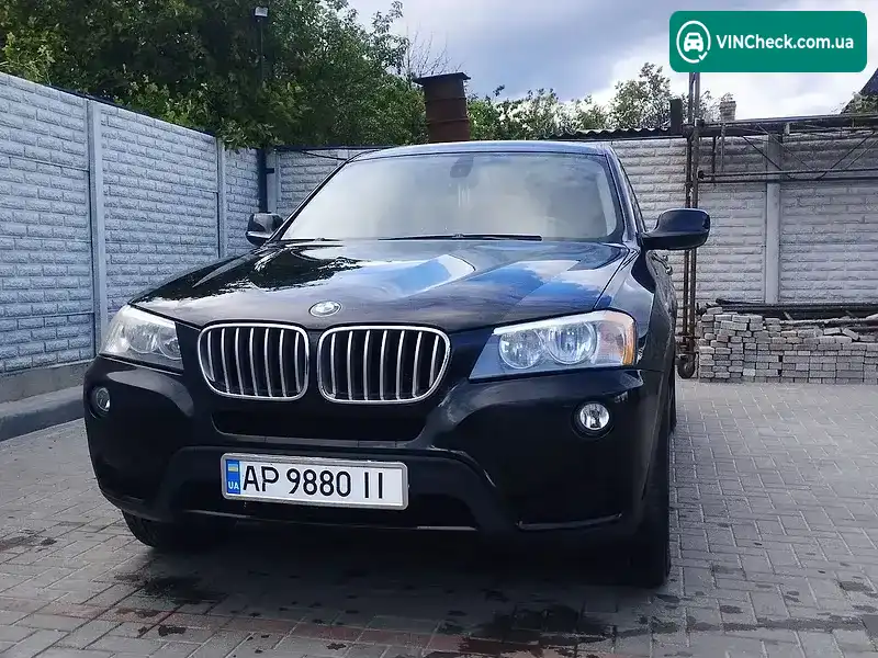 BMW X3 2011, фото з оголошення 1 з 10, VIN 5UXWX5C55BL711929