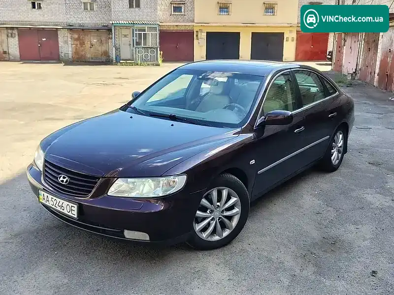 Hyundai Grandeur 2006, фото з оголошення 2 з 18, VIN KMHFC41DP6A124742