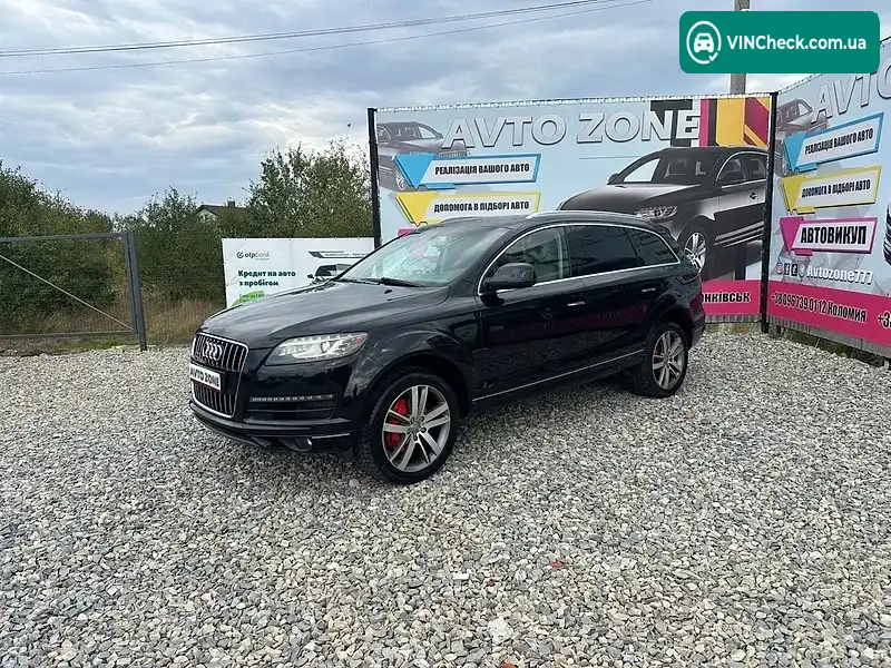 Audi Q7 2012, фото з оголошення 1 з 20, VIN WA1LMAFE4CD009253