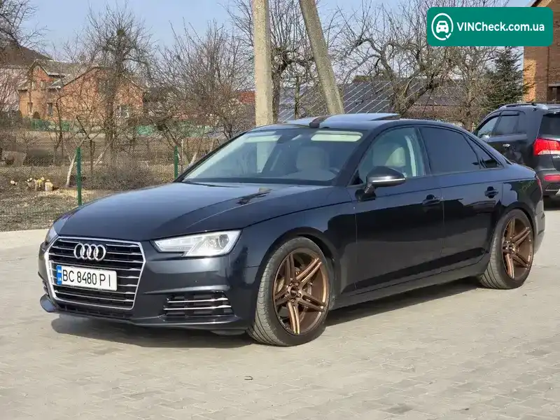 Audi A4 2016, фото з оголошення 2 з 14, VIN WAUGMAF4XHN042335