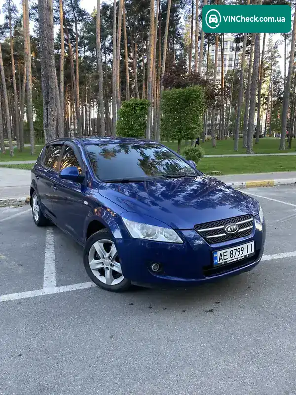 Kia Ceed 2008, фото з оголошення 2 з 20, VIN Y6LFF24338L002745