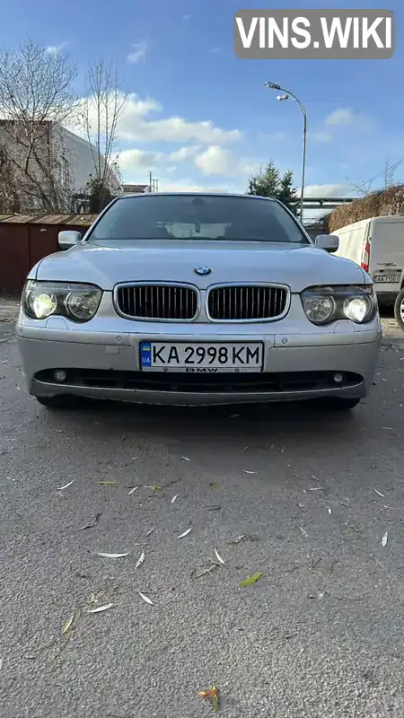 BMW 7 Series 2002, фото з оголошення 1 з 21, VIN WBAGL41030DL89220