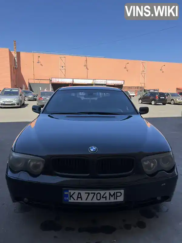 BMW 7 Series 2002, фото з оголошення 1 з 17, VIN WBAGL41000DL87862