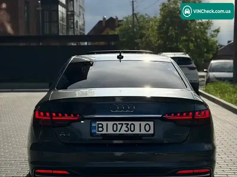 Audi A4 2020, фото з оголошення 2 з 16, VIN WAUENAF46LA042725