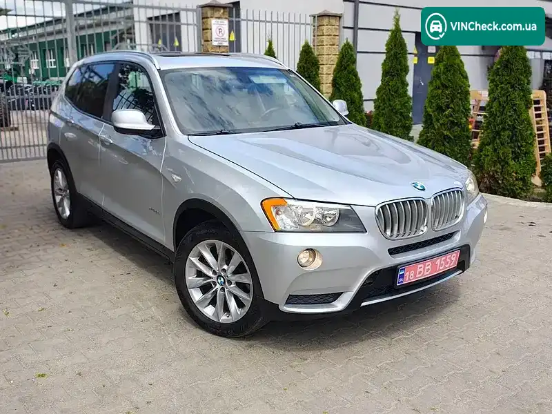 BMW X3 2014, фото з оголошення 1 з 20, VIN 5UXWX9C51E0D23905