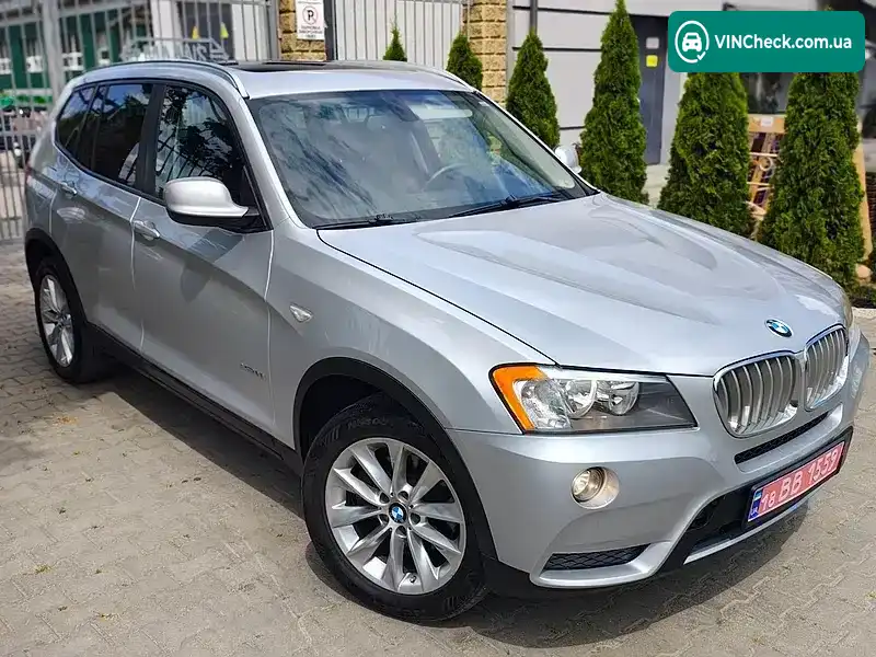 BMW X3 2014, фото з оголошення 2 з 20, VIN 5UXWX9C51E0D23905
