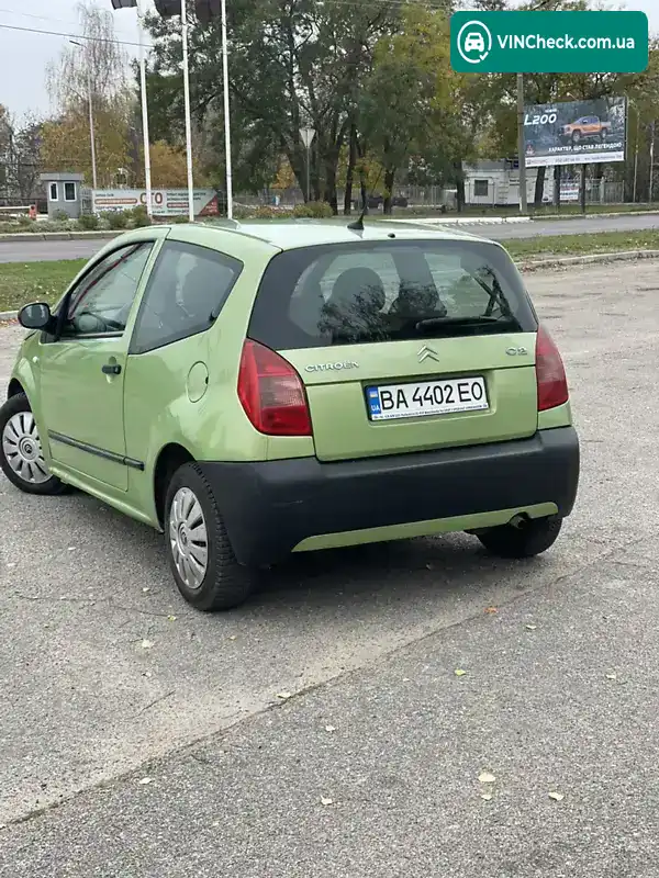 Citroen C2 2004, фото з оголошення 2 з 6, VIN VF7JMHFXB97012667