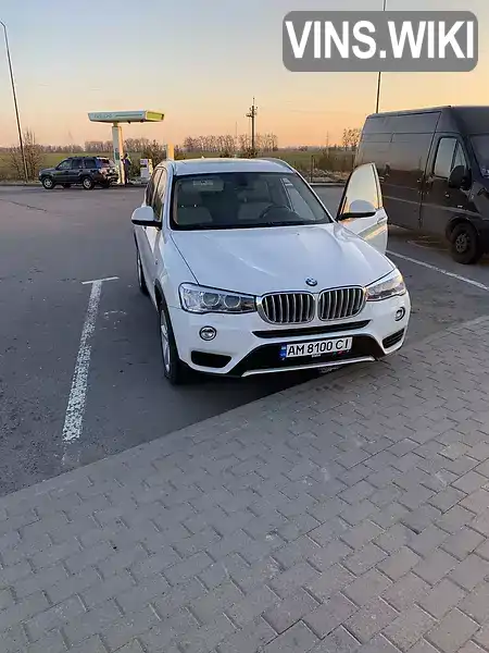 BMW X3 2015, фото з оголошення 2 з 20, VIN 5UXWZ7C52G0R32323