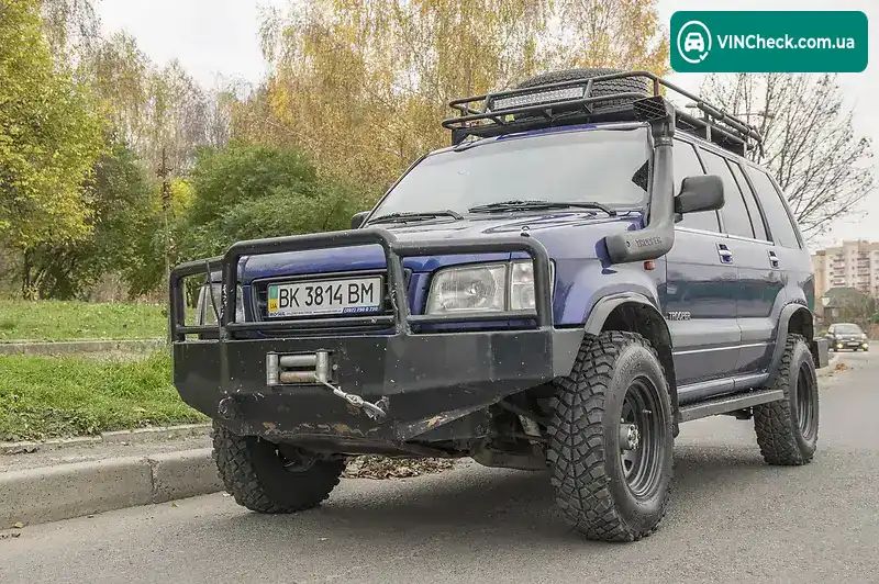 Isuzu Trooper 1998, фото з оголошення, VIN JACUBS26GW7103691