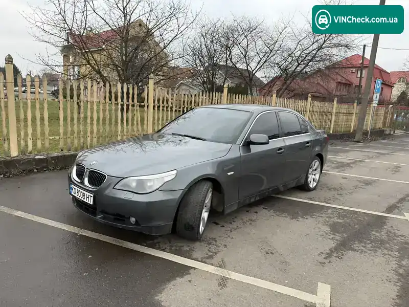 BMW 5 Series 2006, фото з оголошення 2 з 10, VIN WBANE51030B981588