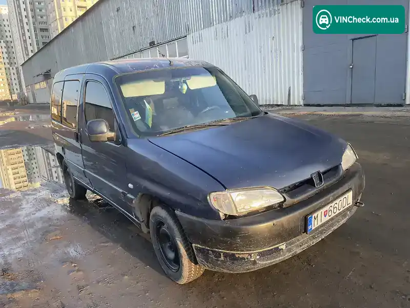 Peugeot Partner 2001, фото з оголошення 1 з 12, VIN VF35FWJYF60388406