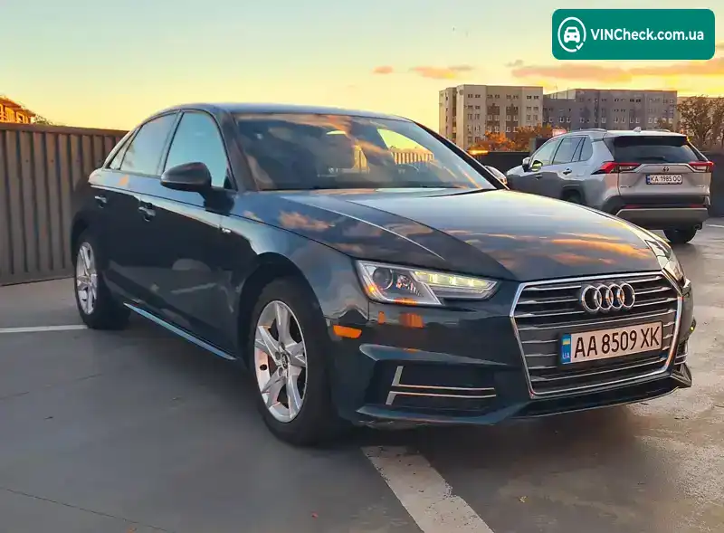 Audi A4 2018, фото з оголошення 1 з 20, VIN WAUKMAF44JA202605