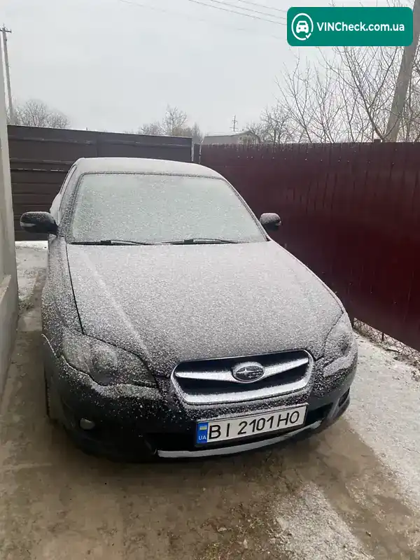 Subaru Legacy 2007, фото з оголошення, VIN JF1BL5LS57G025792