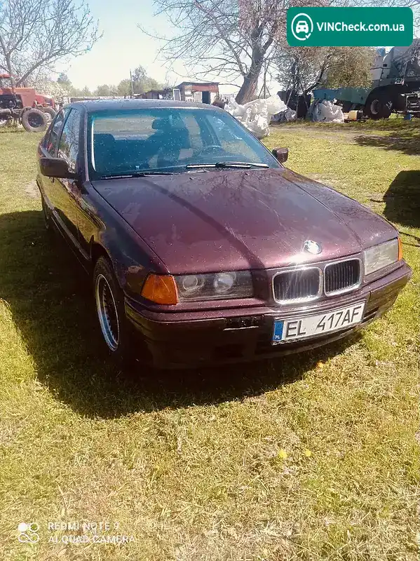 BMW 3 Series 1993, фото з оголошення 1 з 7, VIN WBACA910X0JF07639