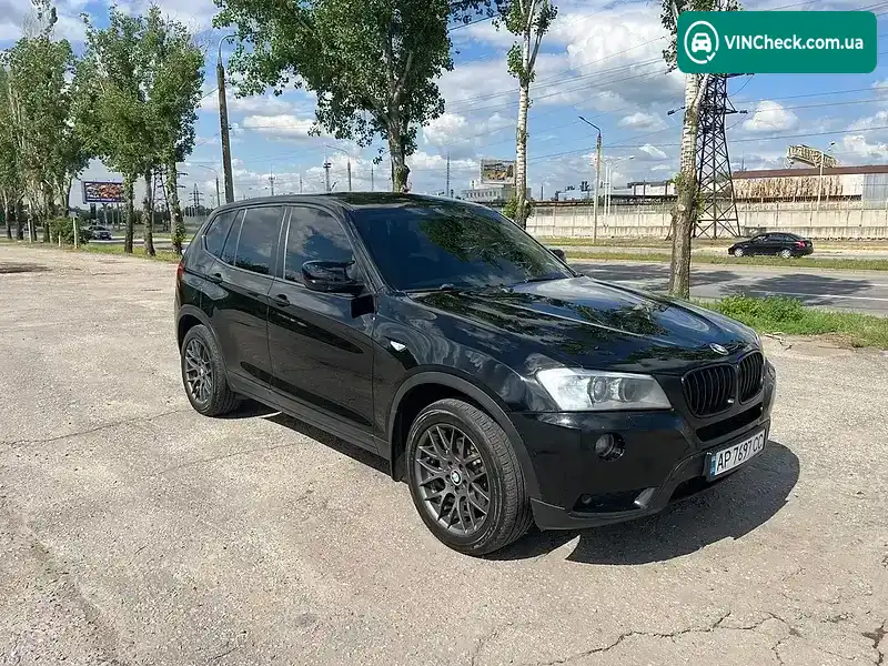 BMW X3 2013, фото з оголошення 2 з 15, VIN WBAWY310100F00557