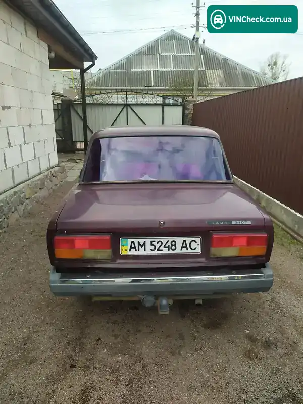 ВАЗ / Lada 2107 2005, фото з оголошення 2 з 9, VIN XTA21070062262949