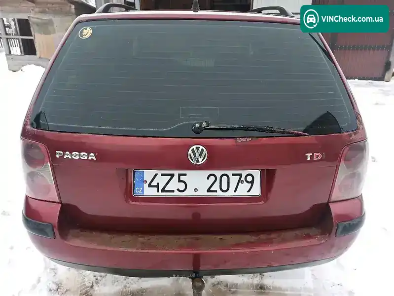 Volkswagen Passat 2001, фото з оголошення 2 з 16, VIN WWWZZZ3BZ1E162424