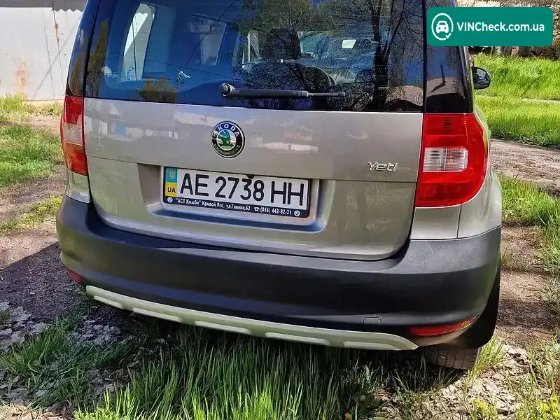 Skoda Yeti 2012, фото з оголошення 2 з 13, VIN Y6UJF25L3DB700302