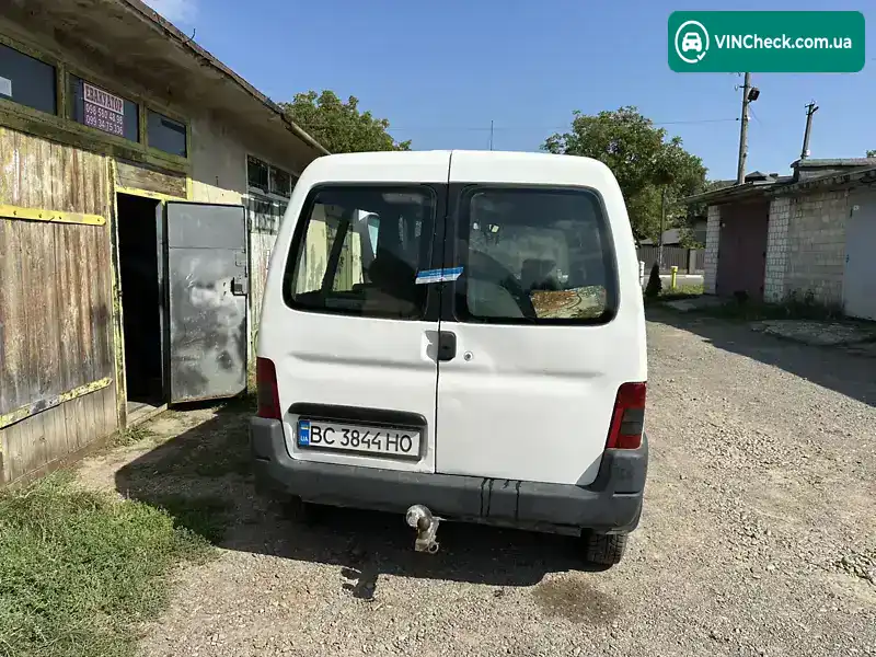 Peugeot Partner 2002, фото з оголошення 1 з 6, VIN VF3GBKFWB96010501